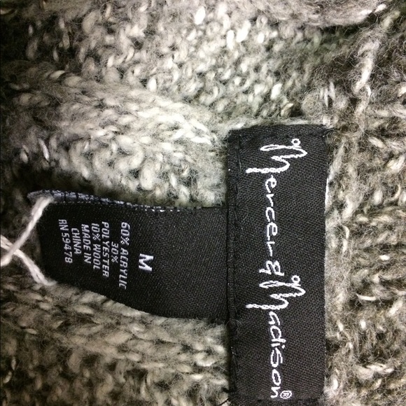 Mercer Madison woman sweater black gray size M - Picture 4 of 4